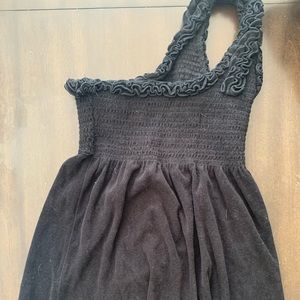 Juicy Couture Vintage Off Shoulder Black Dress